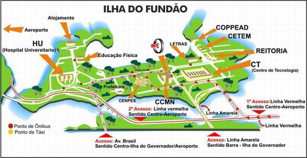 Rio de Janeiru školski karti