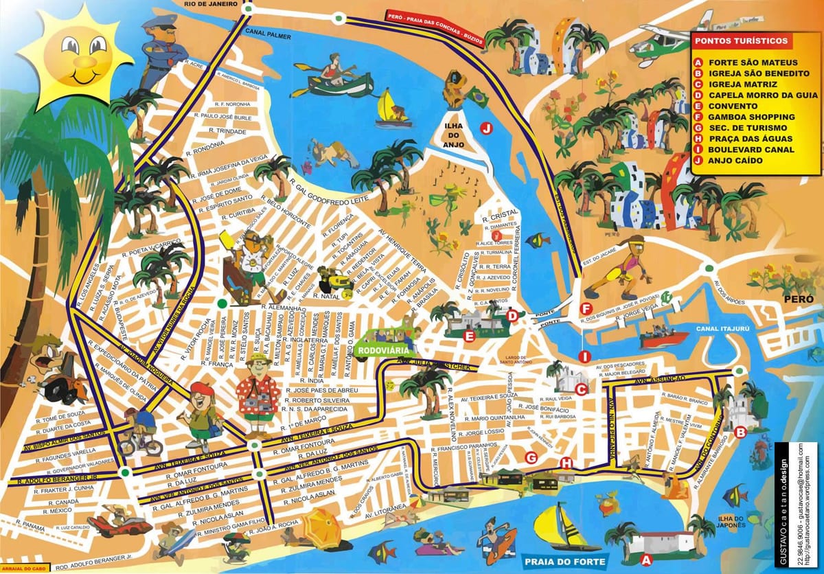 karta Rio de Janeiru cruise port