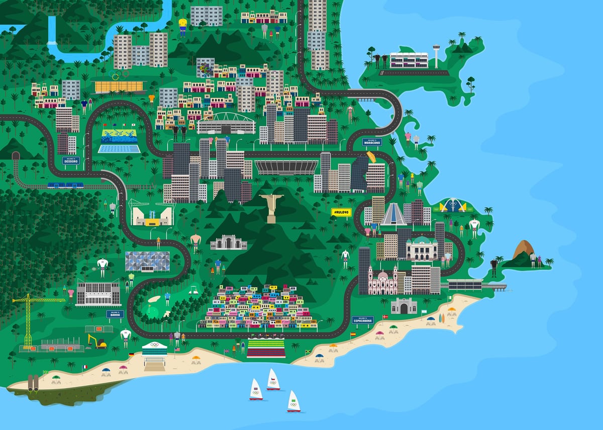 interaktivna mapa Rio