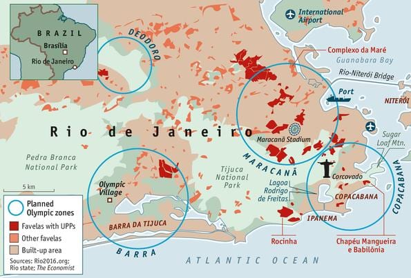 u u Rio de Janeiru karti