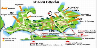 Rio de Janeiru školski karti
