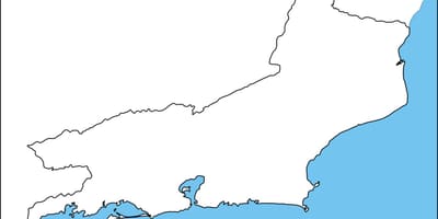 Rio de Janeiru ključ karti