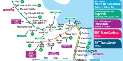 Metro Rio de Janeiru karti