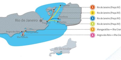 Rio de Janeiru na brodu karti