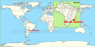 Gdje se nalazi Rio de Janeiro na karti svijeta