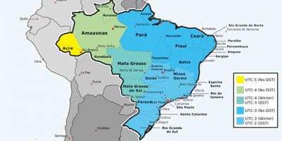 Zona Rio-vremena karti