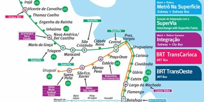 Rio de Janeiru karta podzemne željeznice пдф