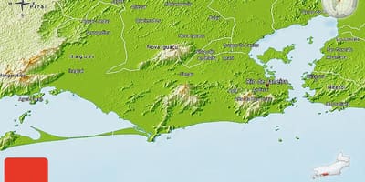 Geografska karta Rio