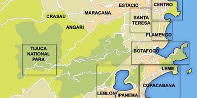 Karta Rio području