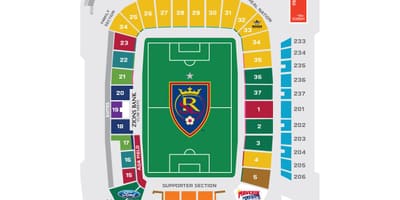 Rio Tinto stadion na karti