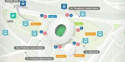 Rio de Janeiru stadion karti